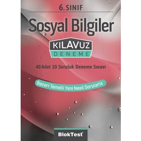 6. Sınıf Sosyal Bilgiler Kılavuz Deneme-Tudem Yayınları