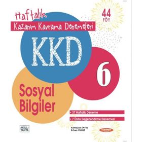 6. Sınıf Sosyal Bilgiler Kkd Haftalık Kazanım Kavrama Denemeleri Kurmay Elt Yayınları