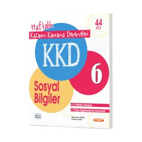 6. Sınıf Sosyal Bilgiler Kkd Haftalık Kazanım Kavrama Denemeleri Kurmay Elt Yayınları