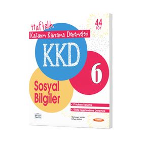 6. Sınıf Sosyal Bilgiler Kkd Haftalık Kazanım Kavrama Denemeleri Kurmay Elt Yayınları