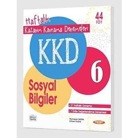 6. Sınıf Sosyal Bilgiler Kkd Haftalık Kazanım Kavrama Denemeleri Kurmay Elt Yayınları