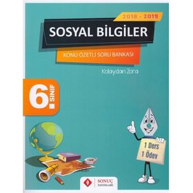 6.Sınıf Sosyal Bilgiler Konu Özetli Soru Bankası Seti Sonuç Yayınları