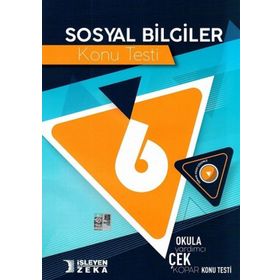 6. Sınıf Sosyal Bilgiler Konu Testi İşleyen Zeka Yayınları