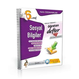6.Sınıf Sosyal Bilgiler Öğreten Defter - Çanta Yayınları