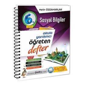 6.Sınıf Sosyal Bilgiler Öğreten Defter - Çanta Yayınları