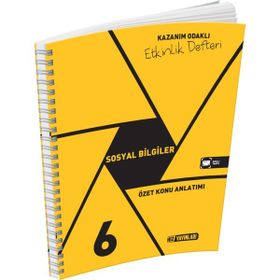 6. Sınıf Sosyal Bilgiler Özet Konu Anlatımlı Etkinlik Kitabı - Hız Yayınları