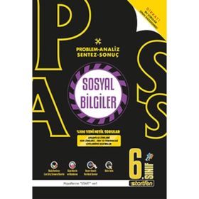 6. Sınıf Sosyal Bilgiler Pass Soru Bankası-Startfen Yayınları