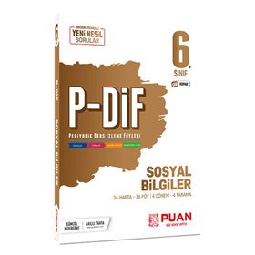 6. Sınıf Sosyal Bilgiler PDİF Konu Anlatım Föyleri-Puan Yayınları