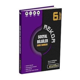 6. Sınıf Sosyal Bilgiler Rekor Soru Bankası-Startfen Yayınları