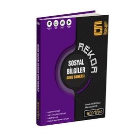 6. Sınıf Sosyal Bilgiler Rekor Soru Bankası-Startfen Yayınları