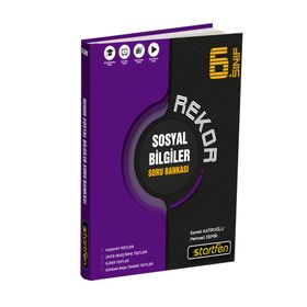 6. Sınıf Sosyal Bilgiler Rekor Soru Bankası-Startfen Yayınları