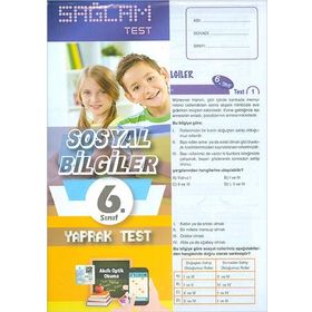 6.Sınıf Sosyal Bilgiler Sağlam Yaprak Test-Molekül Yayınları
