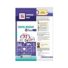 6. Sınıf Sosyal Bilgiler Soru Bankası - Analiz Yayınları