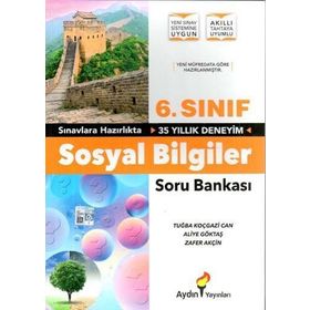 6.sınıf Sosyal Bilgiler Soru Bankası Aydın Yayınları