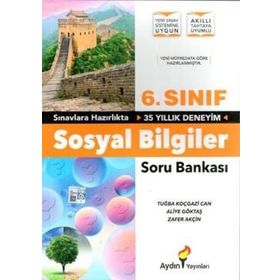 6.sınıf Sosyal Bilgiler Soru Bankası Aydın Yayınları