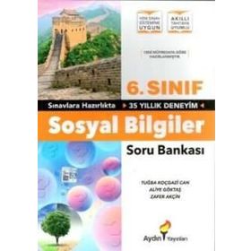 6.sınıf Sosyal Bilgiler Soru Bankası Aydın Yayınları