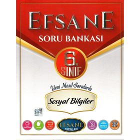 6.Sınıf Sosyal Bilgiler Soru Bankası Efsane Yayınları