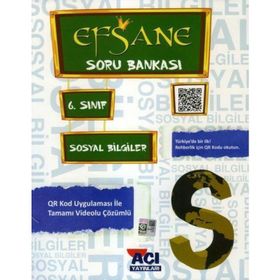6.Sınıf Sosyal Bilgiler Soru Bankası Efsane Yayınları