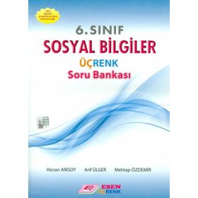 6. Sınıf Sosyal Bilgiler Soru Bankası Esen Üçrenk Yayınları