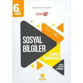 6. Sınıf Sosyal Bilgiler Soru Bankası Günay Yayınları