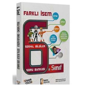 6. Sınıf Sosyal Bilgiler Soru Bankası İsem Yayınları