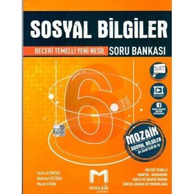 6. Sınıf Sosyal Bilgiler Soru Bankası-Mozaik Yayınları