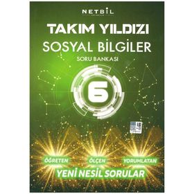 6.Sınıf Sosyal Bilgiler Soru Bankası Takım Yıldızı Netbil Yayınları