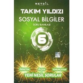 6.Sınıf Sosyal Bilgiler Soru Bankası Takım Yıldızı Netbil Yayınları