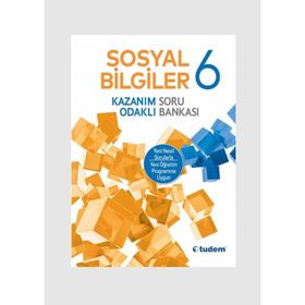 6. Sınıf Sosyal Bilgiler Soru Bankası Tudem Yayınları