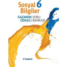 6. Sınıf Sosyal Bilgiler Soru Bankası Tudem Yayınları