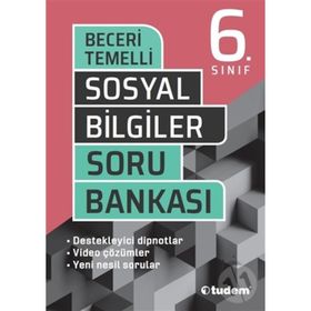 6. Sınıf Sosyal Bilgiler Soru Bankası Tudem Yayınları