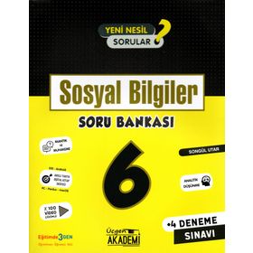 6. Sınıf Sosyal Bilgiler Soru Bankası-Üçgen Akademi Yayınları
