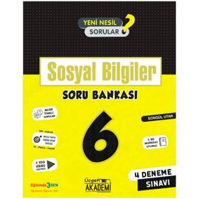 6. Sınıf Sosyal Bilgiler Soru Bankası-Üçgen Akademi Yayınları