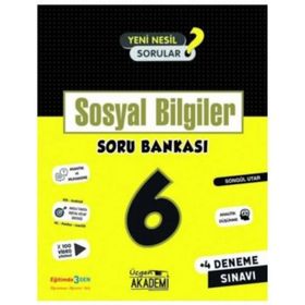 6. Sınıf Sosyal Bilgiler Soru Bankası-Üçgen Akademi Yayınları
