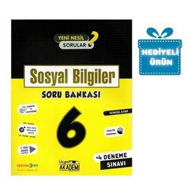 6. Sınıf Sosyal Bilgiler Soru Bankası-Üçgen Akademi Yayınları