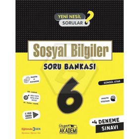 6. Sınıf Sosyal Bilgiler Soru Bankası-Üçgen Akademi Yayınları