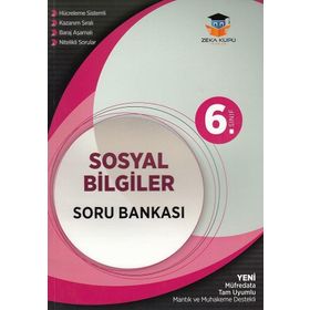 6. Sınıf Sosyal Bilgiler Soru Bankası-Zeka Küpü Yayınları