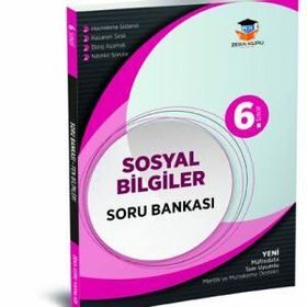 6. Sınıf Sosyal Bilgiler Soru Bankası-Zeka Küpü Yayınları