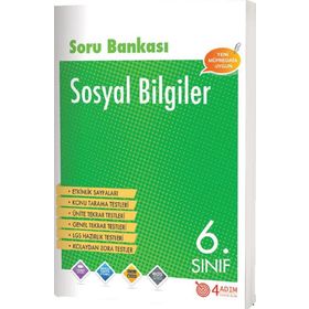 6.Sınıf Sosyal Bilgiler Soru Bankası/4 Adım Yayınları