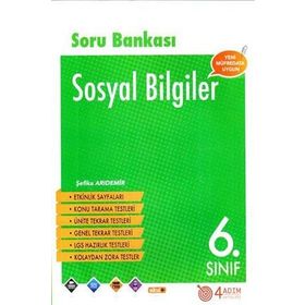 6.Sınıf Sosyal Bilgiler Soru Bankası/4 Adım Yayınları