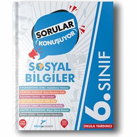 6. Sınıf Sosyal Bilgiler Sorular Konuşuyor Soru Bankası-Pruva Akademi Yayınları