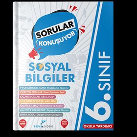 6. Sınıf Sosyal Bilgiler Sorular Konuşuyor Soru Bankası-Pruva Akademi Yayınları