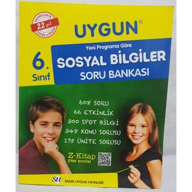 6. Sınıf Sosyal Bilgiler Spotlu Soru Bankası - Sadık Uygun Yayınları