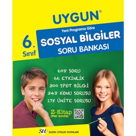 6. Sınıf Sosyal Bilgiler Spotlu Soru Bankası - Sadık Uygun Yayınları