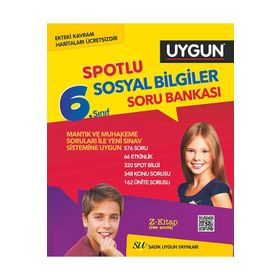 6. Sınıf Sosyal Bilgiler Spotlu Soru Bankası - Sadık Uygun Yayınları