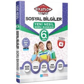 6.Sınıf Sosyal Bilgiler Video Çözümlü Soru Bankası Exatlon Serisi-Evrensel İletişim Yayınları