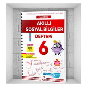 6.Sınıf Sosyalimo Akıllı Sosyal Bilgiler Defteri Arı Yayıncılık
