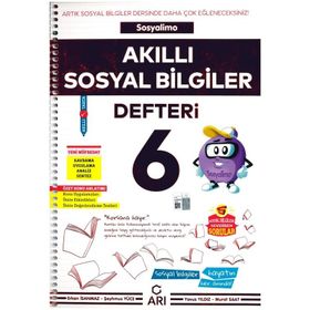 6. Sınıf Sosyalimo Akıllı Sosyal Bilgiler Defteri - Arı Yayınları