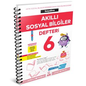 6. Sınıf Sosyalimo Akıllı Sosyal Bilgiler Defteri - Arı Yayınları