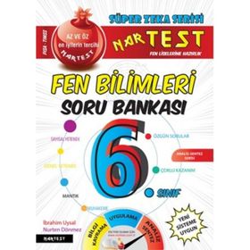 6. Sınıf Süper Zeka Fen Bilimleri Soru Bankası Fen Liselerine Hazırlık Nartest Yayınları